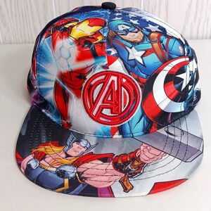 MARVEL Avengers Youth Superheros Cap Hat Adjustable Snapback One‎ Size Fits Most